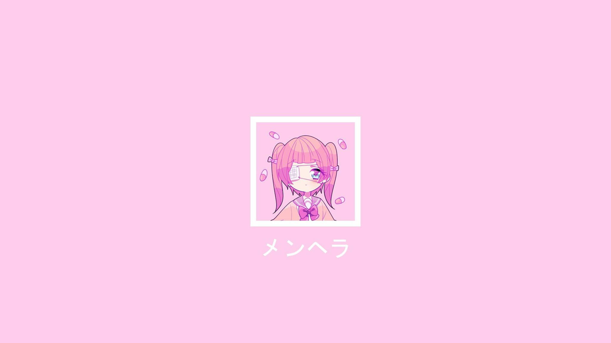 Estética Anime Menhera Rosa y Tierna Fondos de pantalla