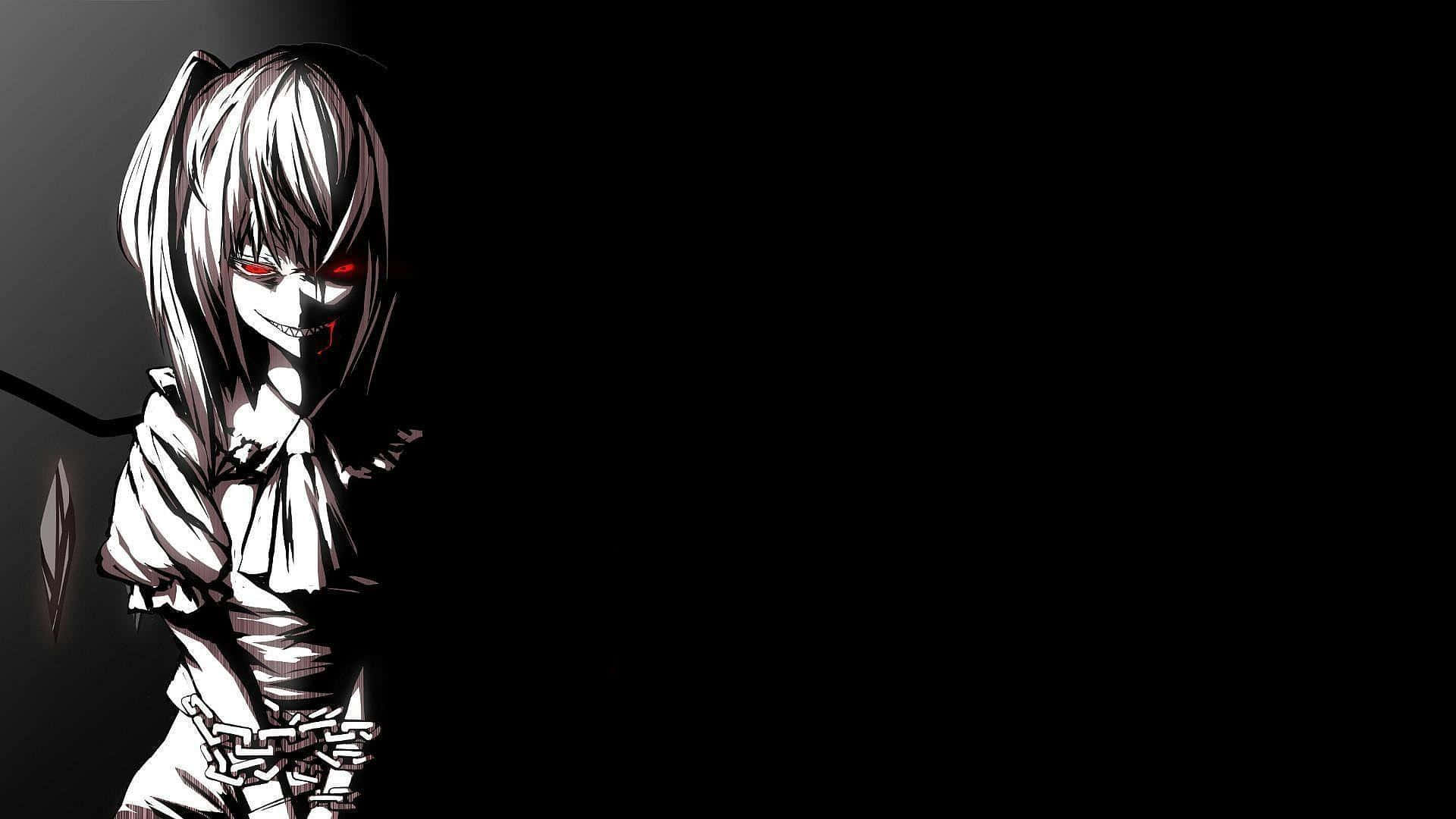 Estética Anime Negra Enigmática para PC Fondos de pantalla