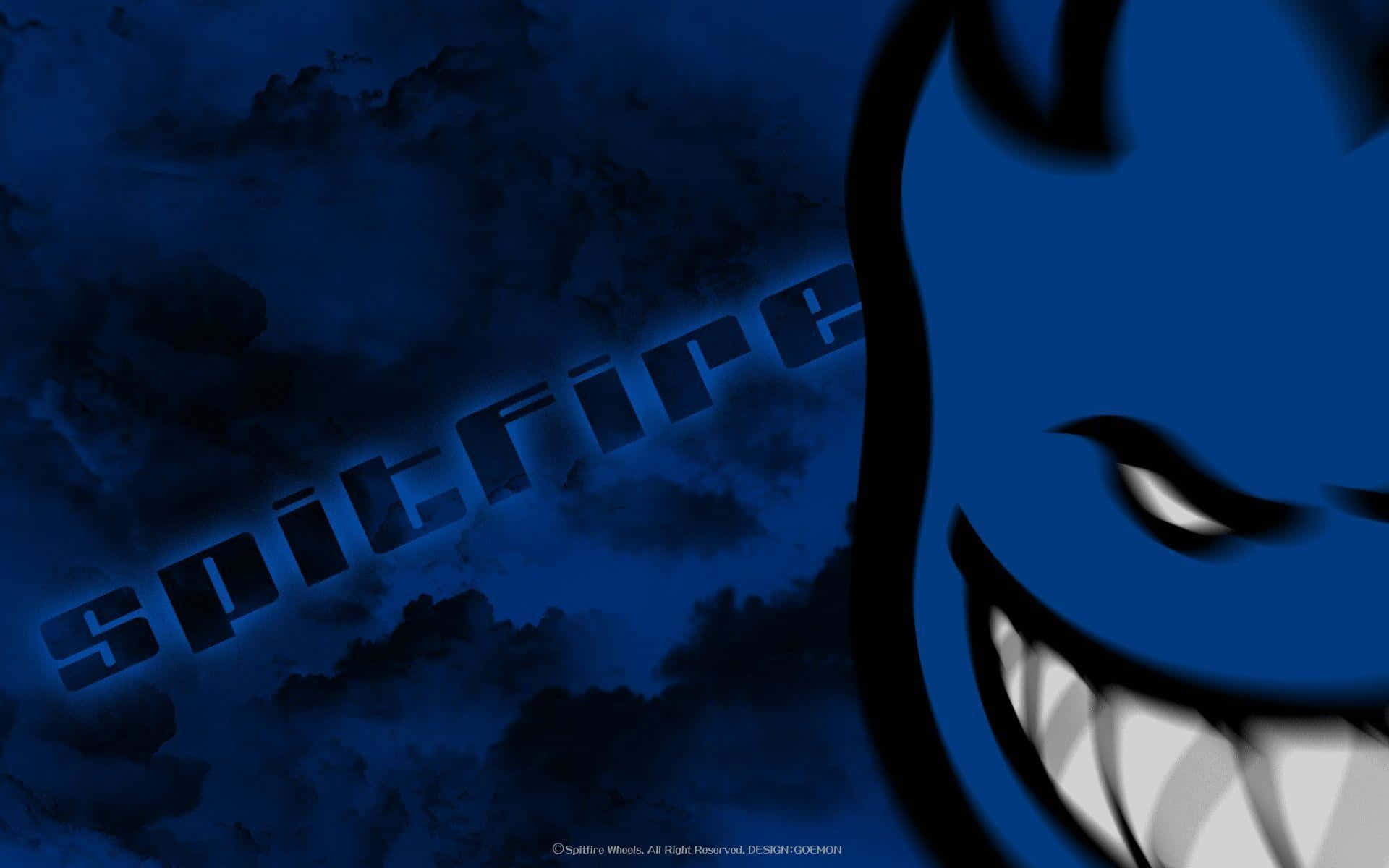 Estética azul de Spitfire Skate Fondos de pantalla