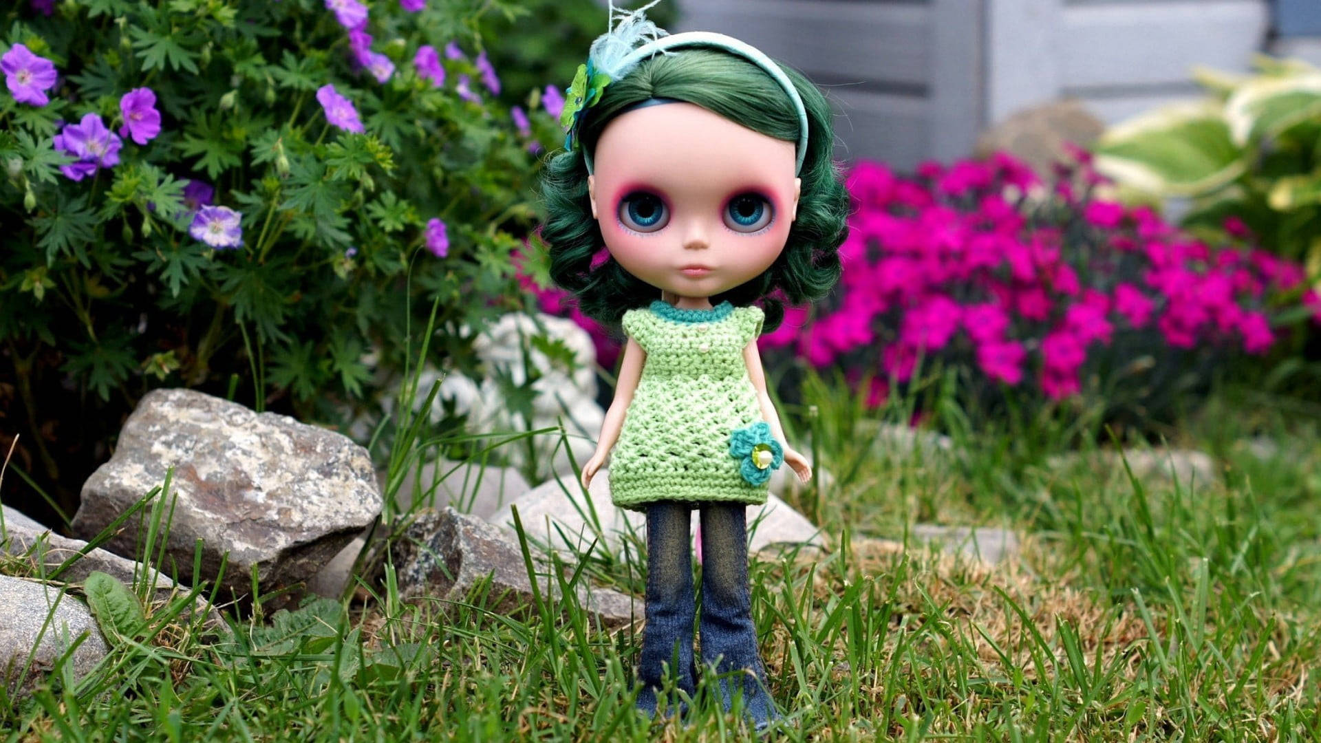 Estética Bratz de Cabello Verde Fondos de pantalla
