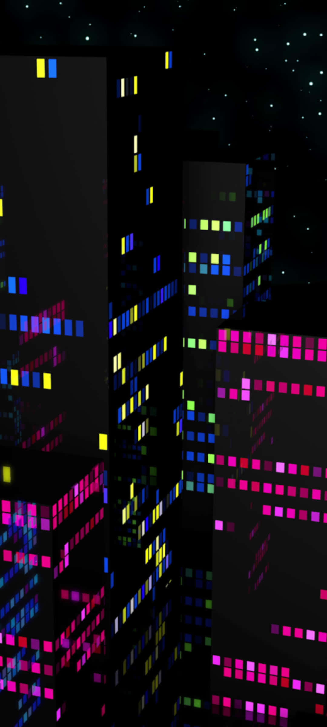 Estética cyber Y2K de ciudad oscura Fondos de pantalla