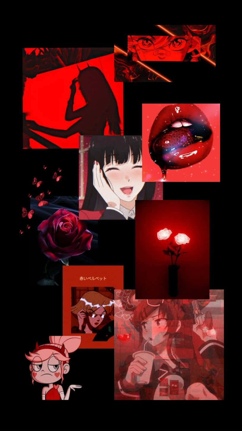 Estética de Artefactos Anime Rojos Fondos de pantalla