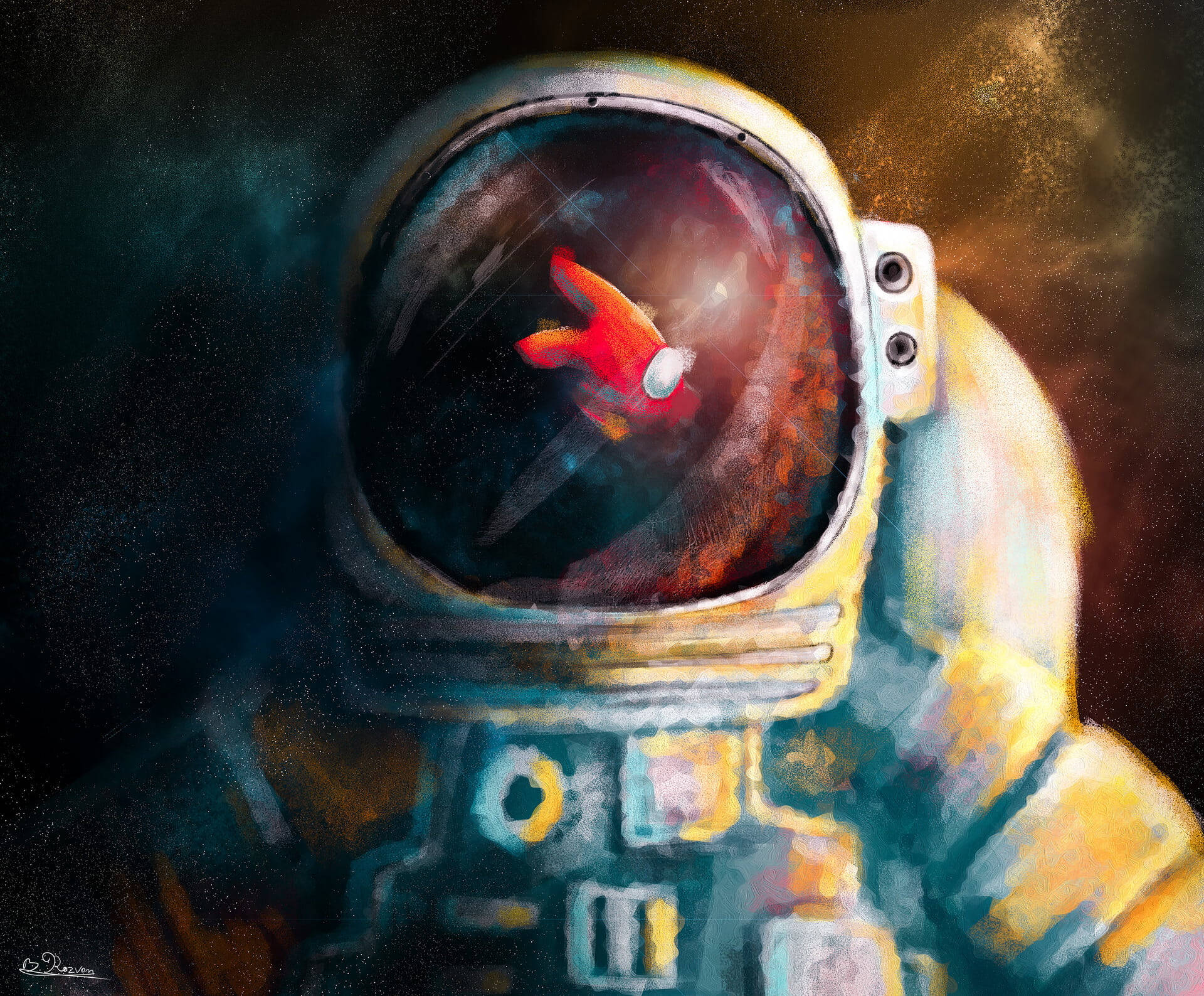 Estética de Astronauta Among US Fondos de pantalla