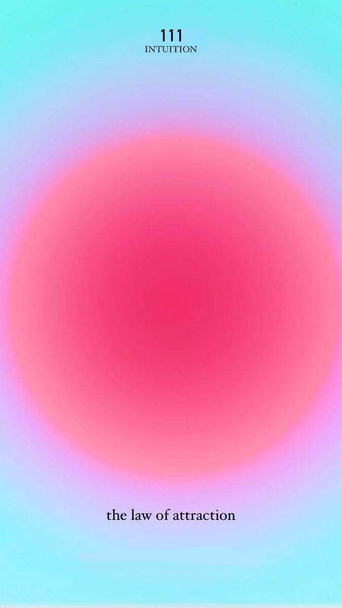 Estética de Aura Azul de la Ley de Atracción Fondos de pantalla