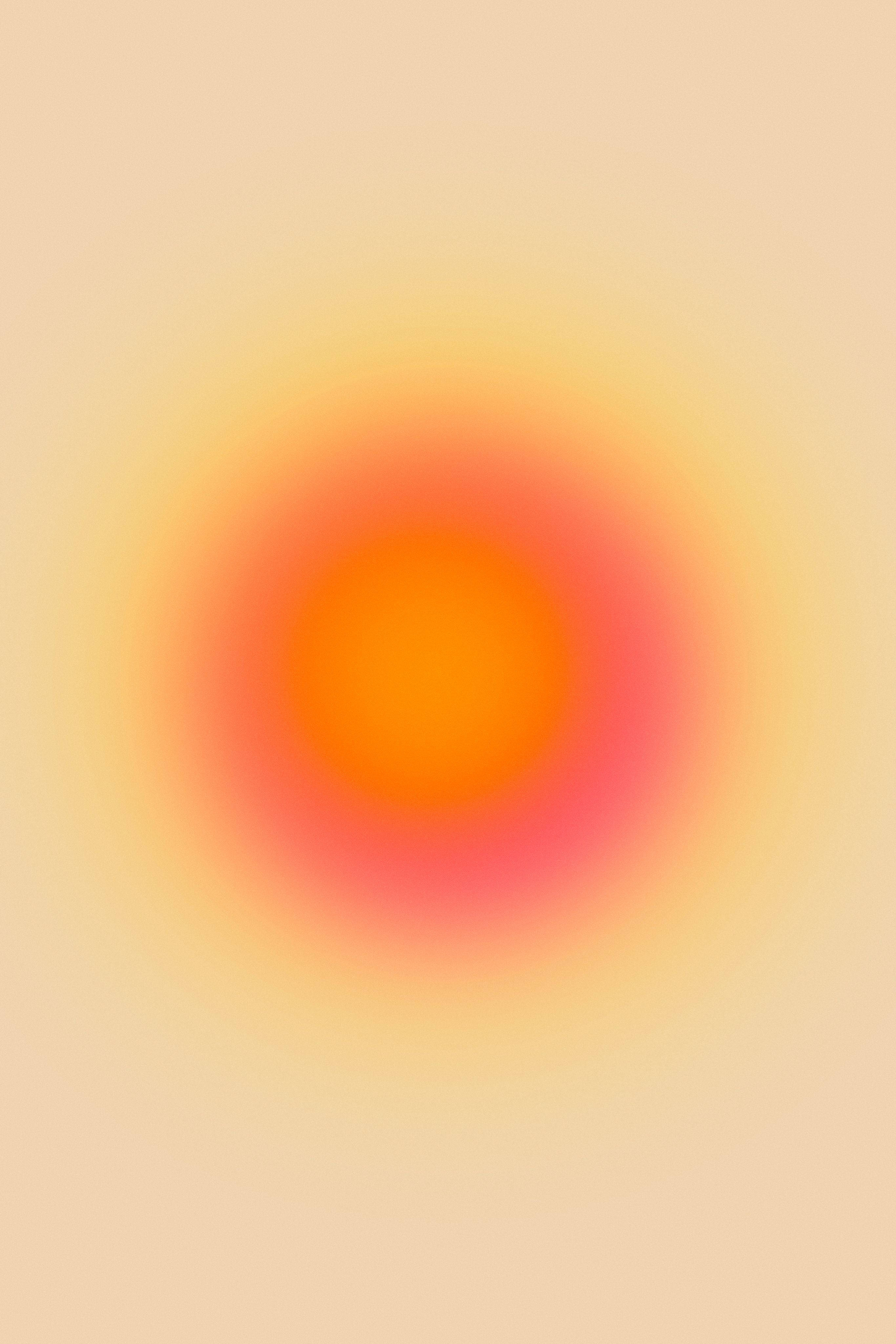 Estética de Aura Amarilla y Naranja Cálida Fondos de pantalla