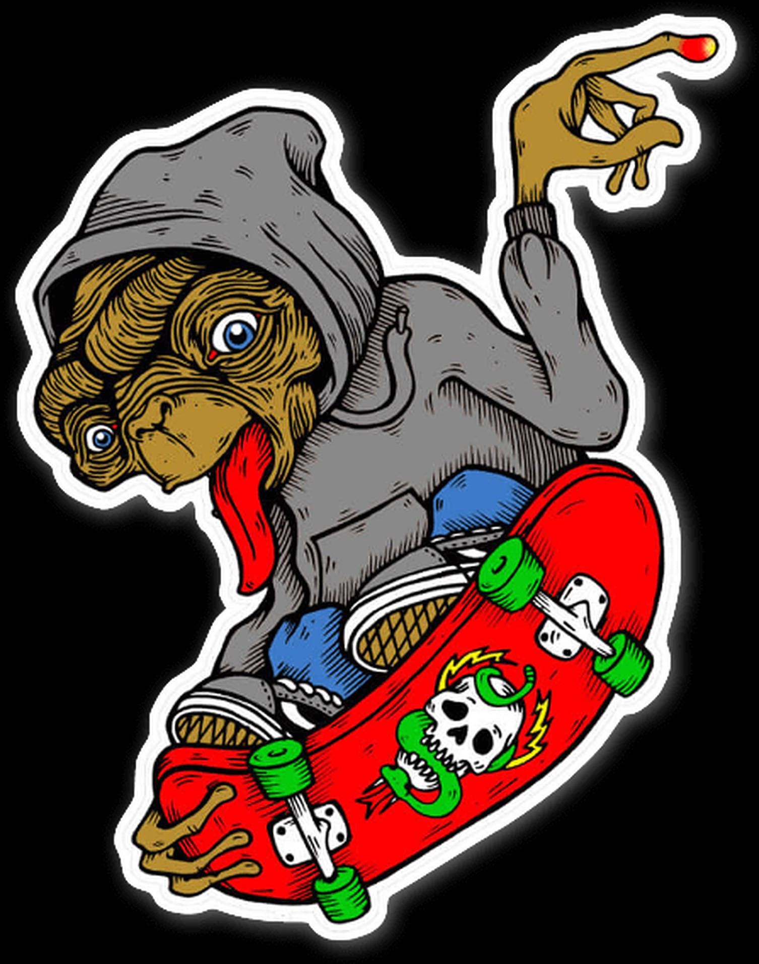 Estética de chico skater alienígena Fondos de pantalla