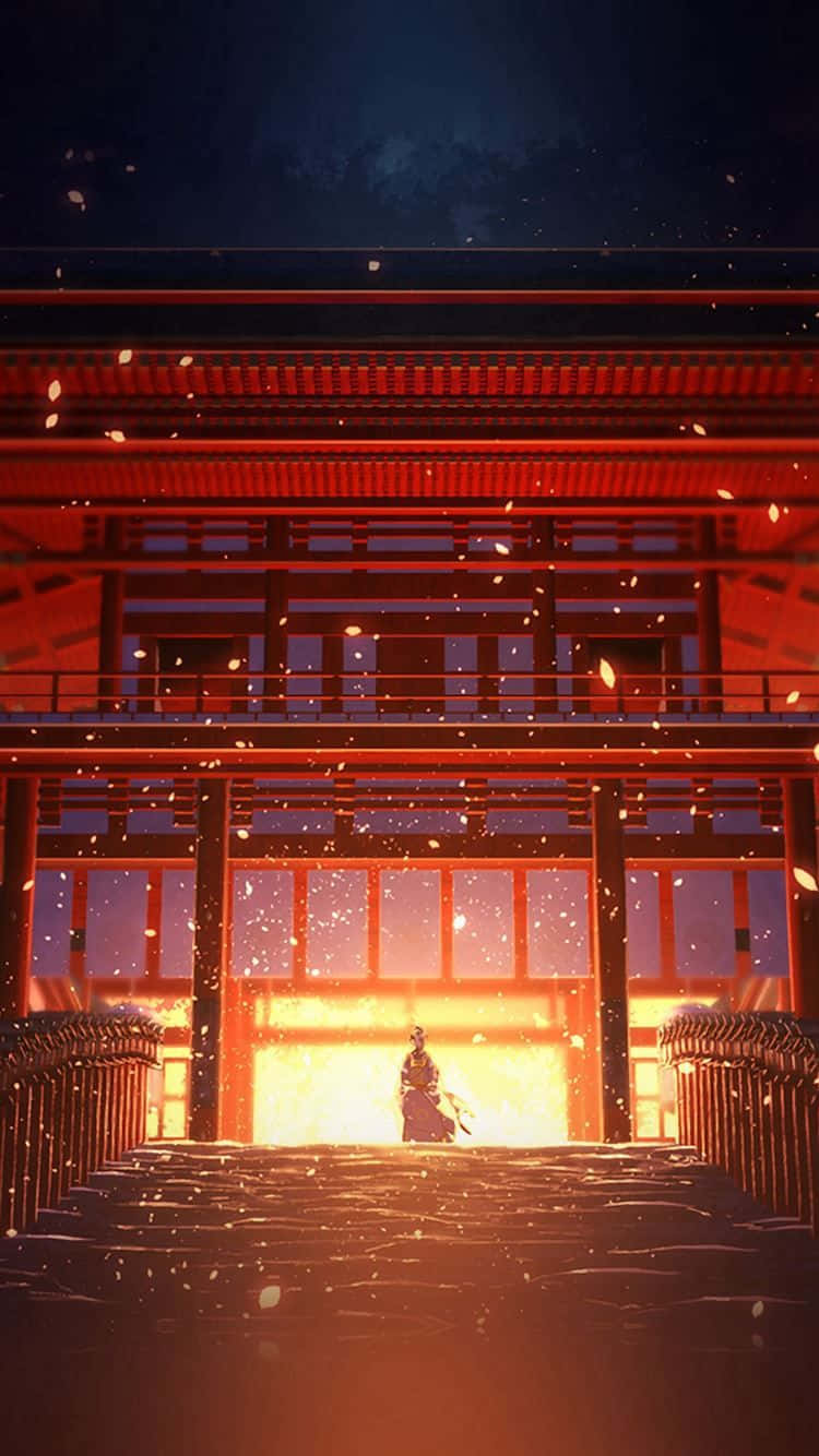 Estética de Fuego Rojo Anime Fondos de pantalla