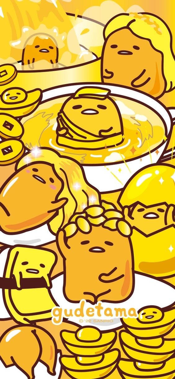 Estética de Gudetama Cocido Fondos de pantalla