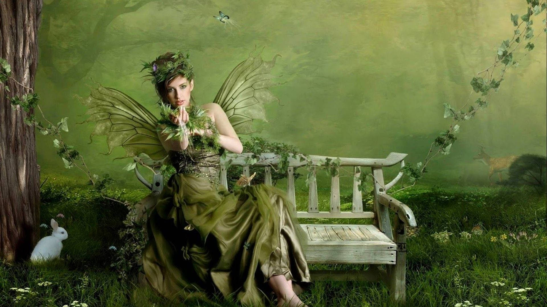 Estética de hada en la naturaleza Fondos de pantalla