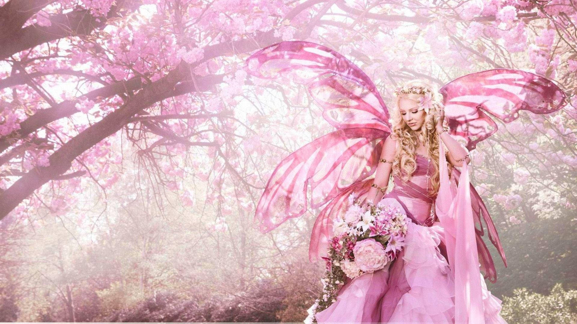 Estética de hada Sakura Fondos de pantalla
