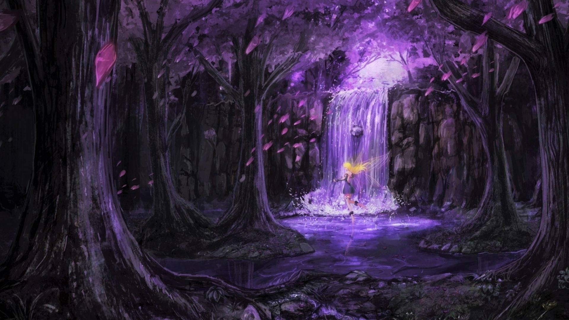 Estética de hada púrpura Fondos de pantalla
