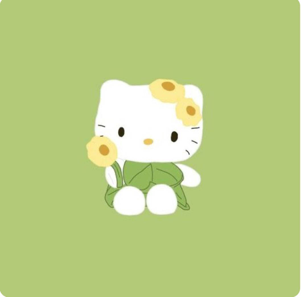Estética de la Naturaleza y Hello Kitty Fondos de pantalla