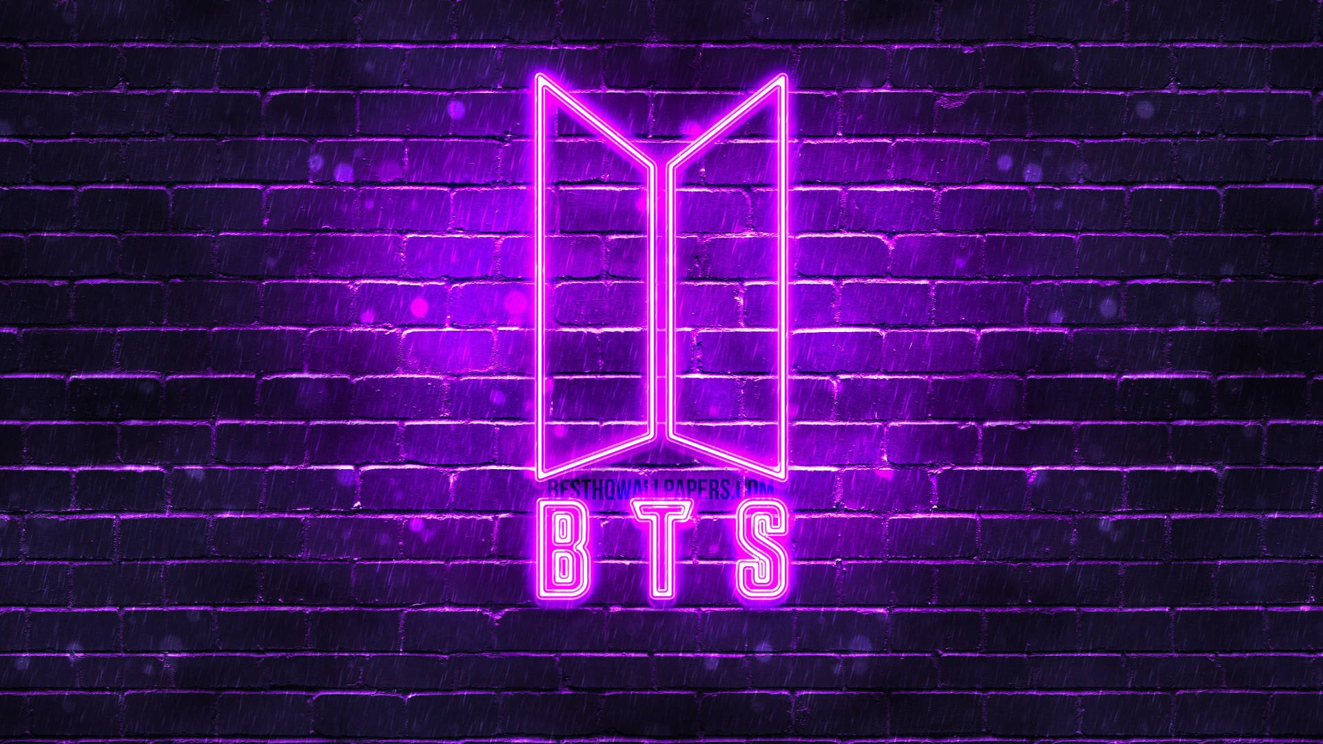 Estética de ladrillos morados de BTS Fondos de pantalla