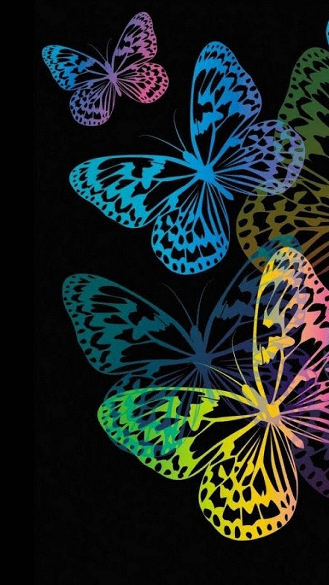 Estética de Mariposa Arcoíris Fondos de pantalla
