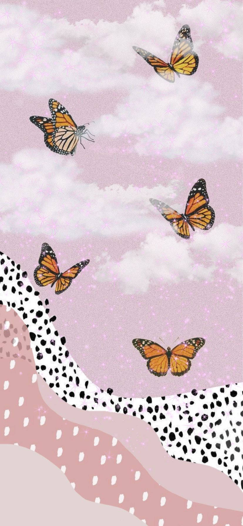 Estética de Mariposa Rosa Fondos de pantalla