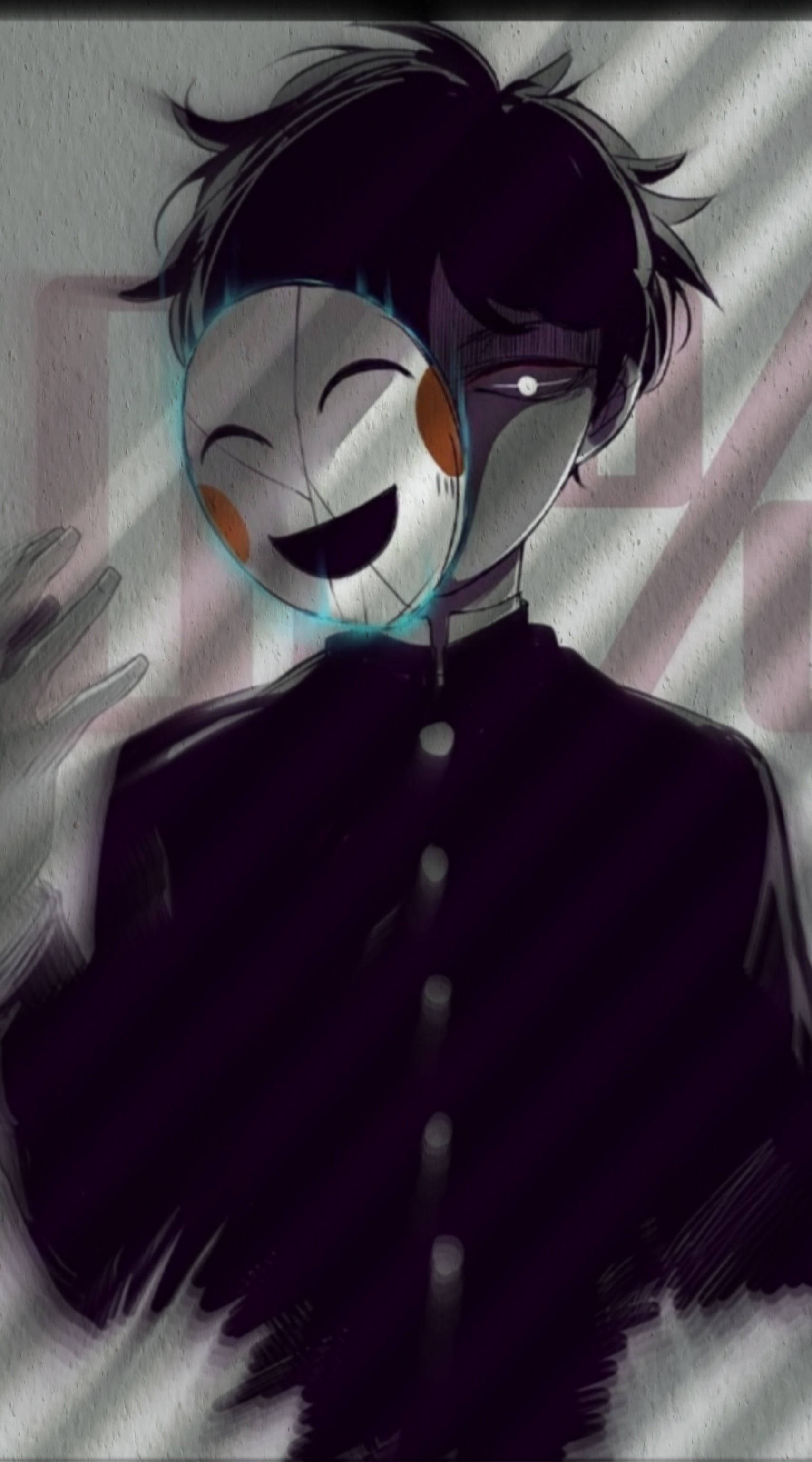 Estética de Máscara Feliz de Anime Triste Fondos de pantalla