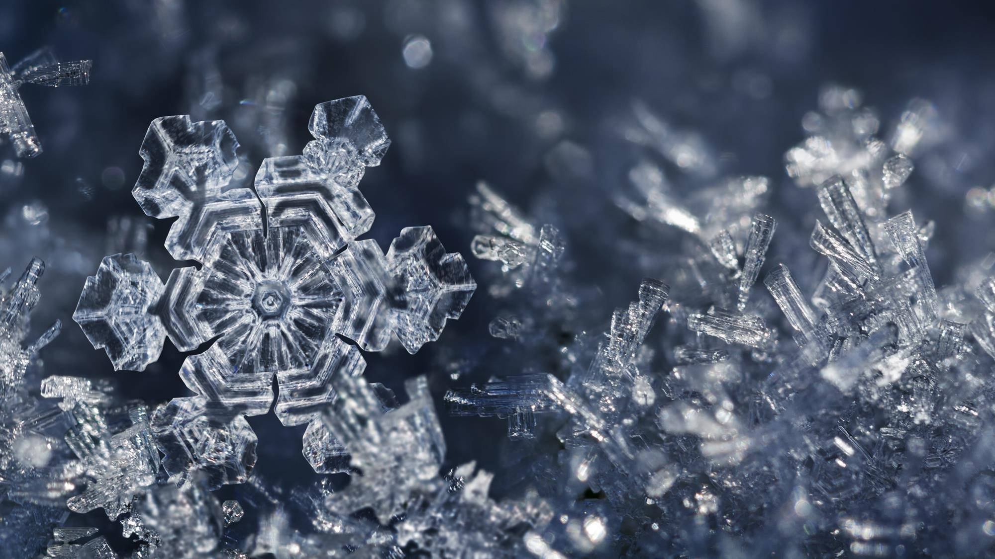 Estética de Nieve con Carámbanos Fondos de pantalla