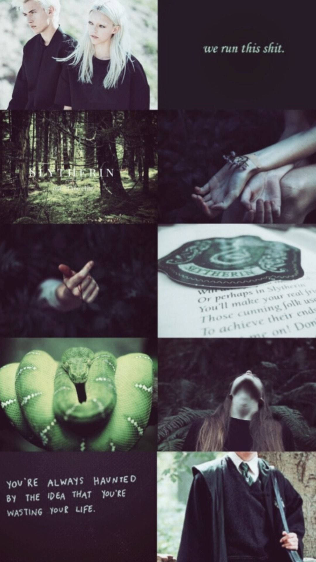 Estética de pareja Draco Malfoy Slytherin Fondos de pantalla