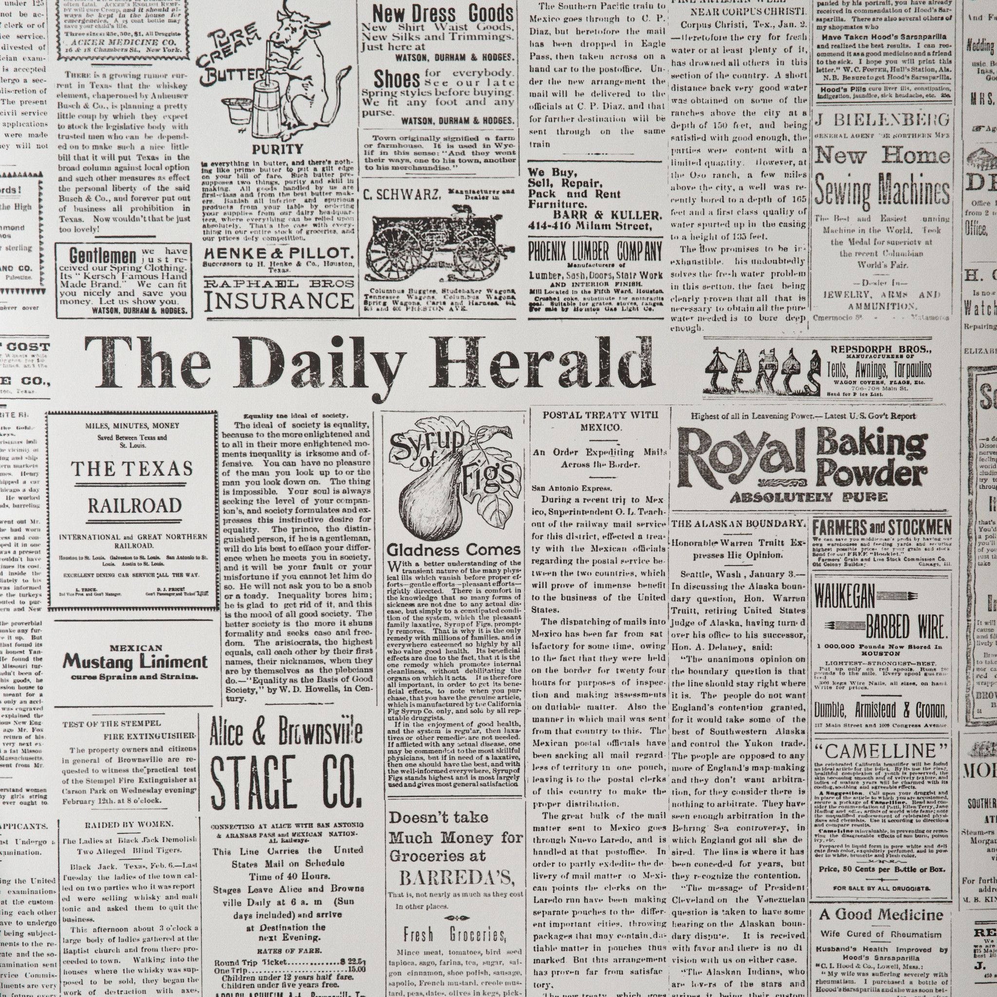 Estética de periódico The Daily Herald Fondos de pantalla