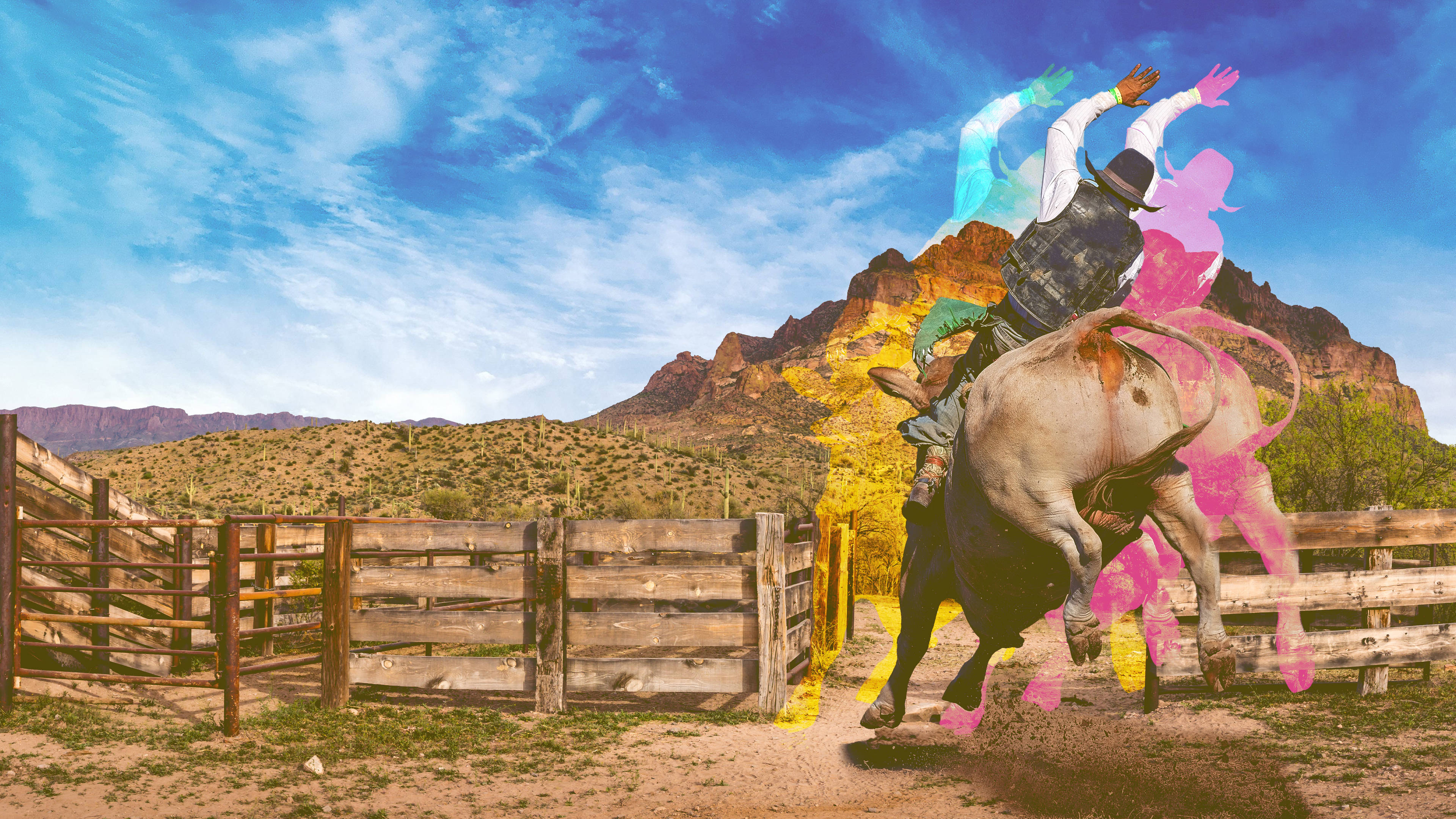 Estética de Vaquero en Rodeo Fondos de pantalla