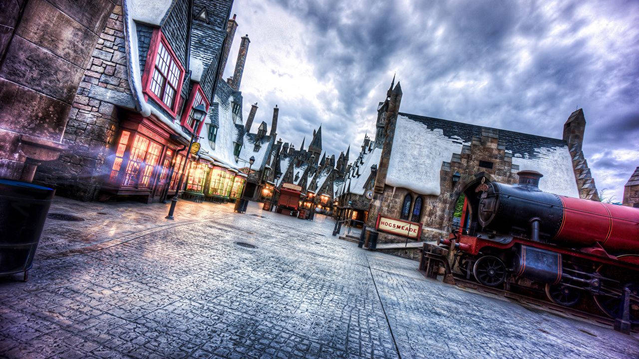 Estética del Pueblo de Hogsmeade de Harry Potter Fondos de pantalla