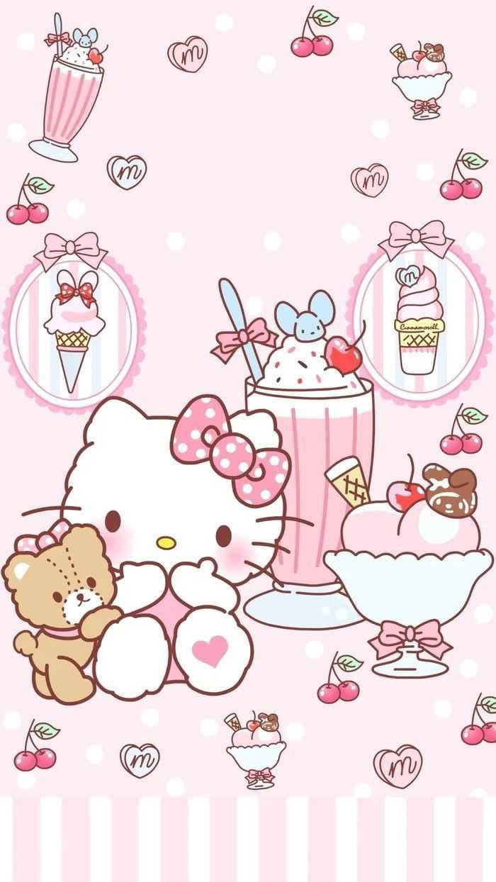 Estética Dulce de Hello Kitty Fondos de pantalla