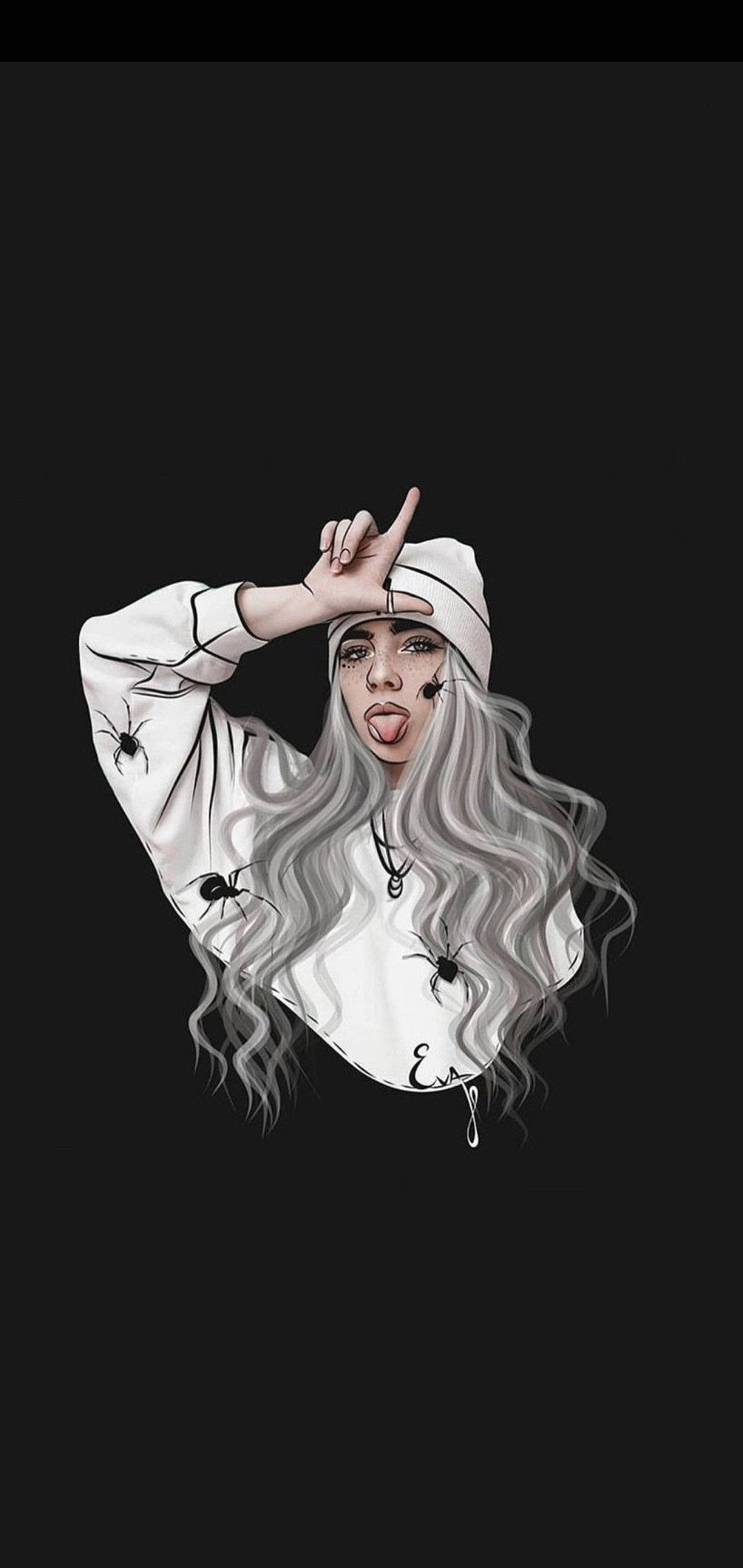 Estética Emo de Billie Eilish Fondos de pantalla