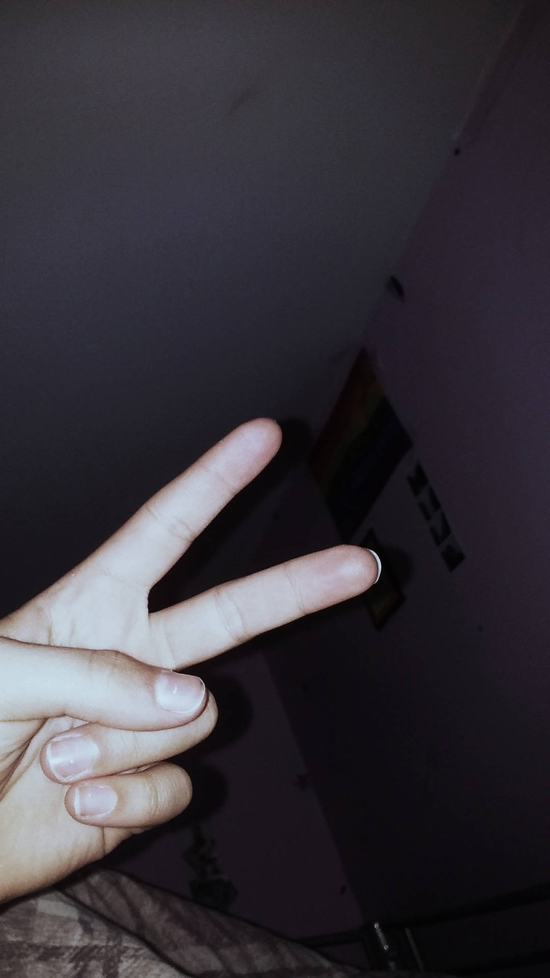 Estética Emo de la Paz y la Señal de Victoria Fondos de pantalla