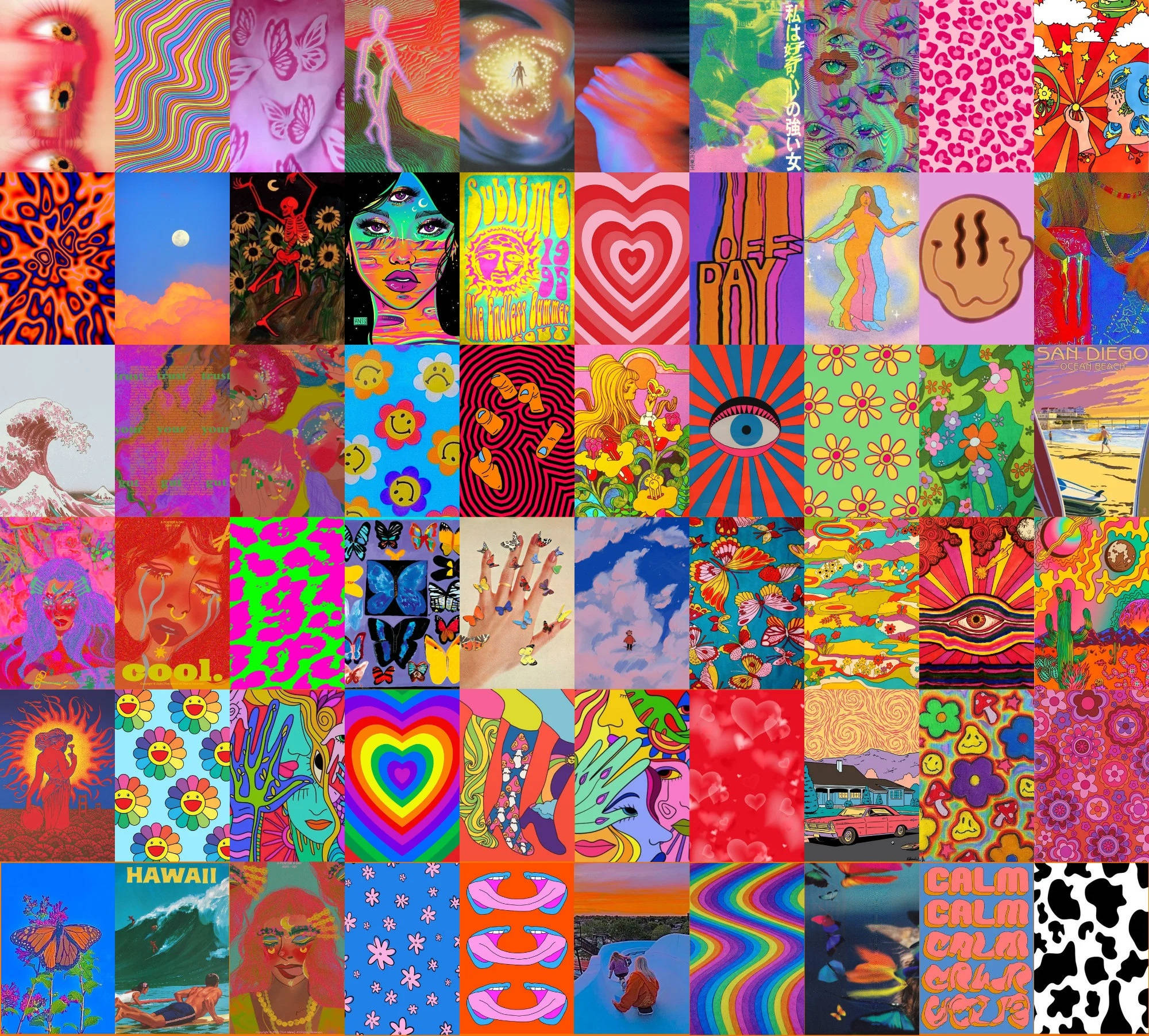 Estética Indie Multicolor Fondos de pantalla
