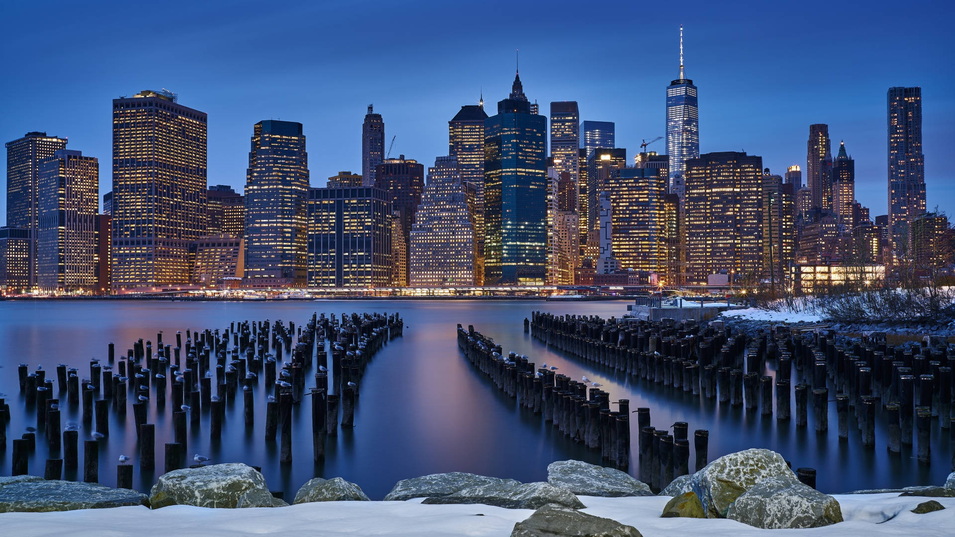 Estética Invernal de Nueva York Fondos de pantalla
