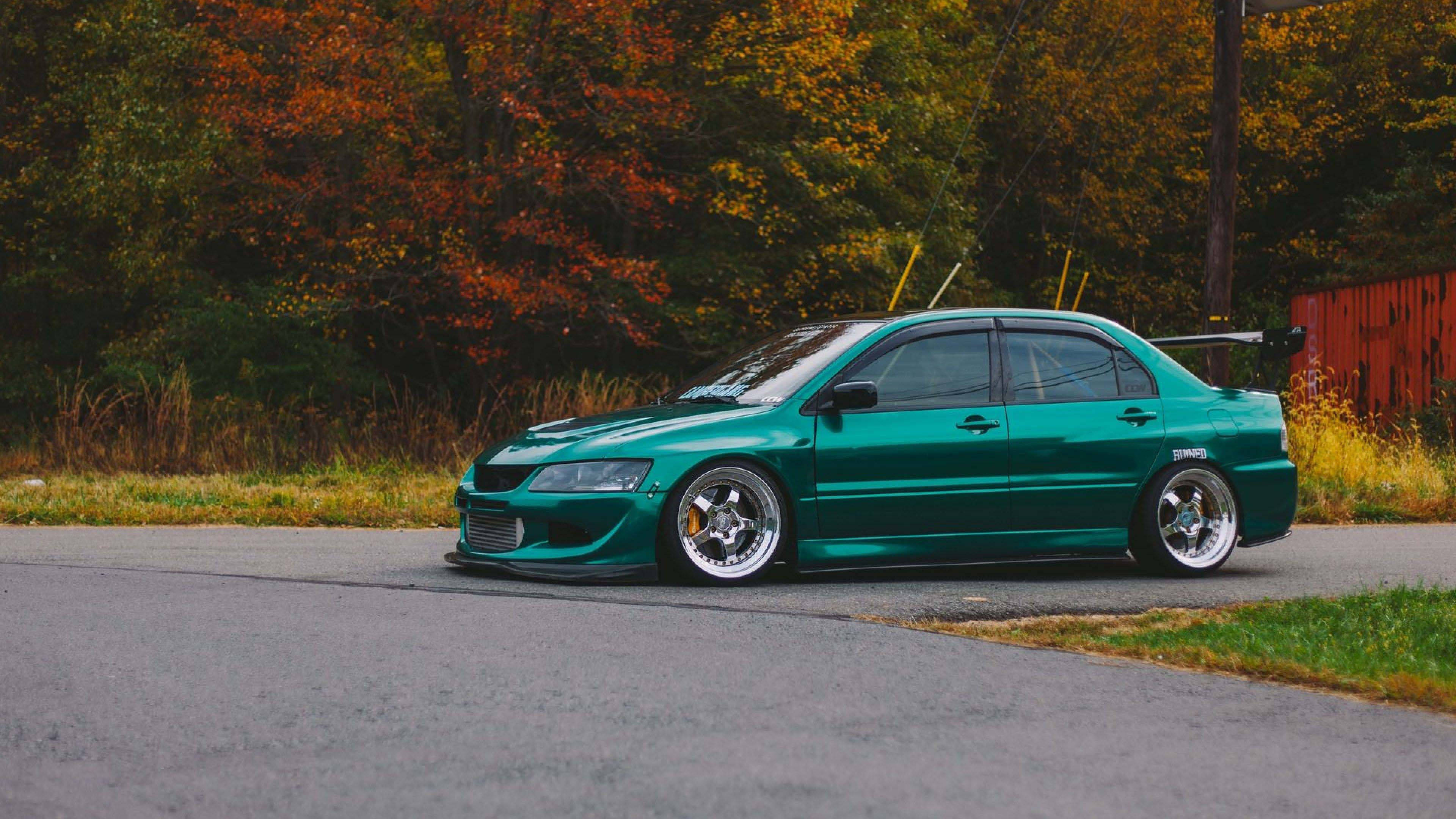 Estética JDM Cool del Mitsubishi Lancer Evolution Fondos de pantalla