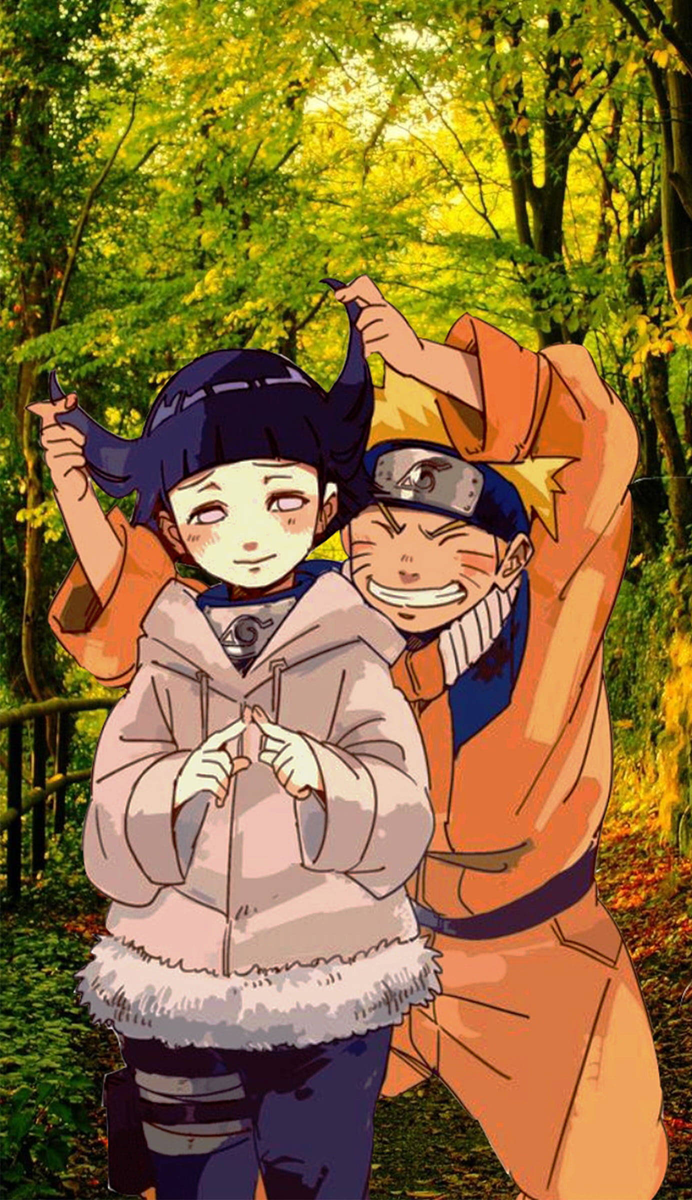 Estética linda del bosque de Naruto Fondos de pantalla