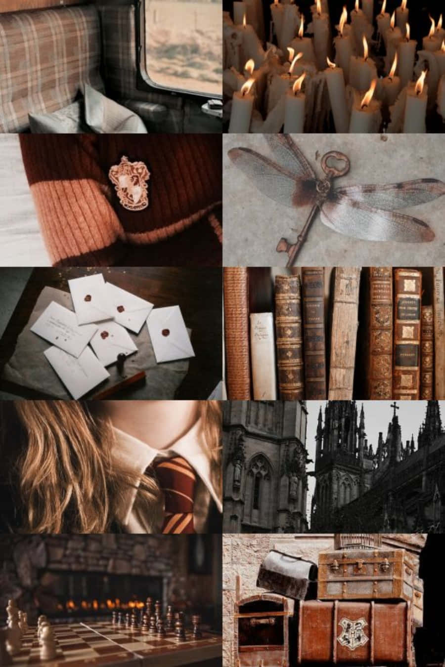 Estética mágica de Hogwarts Fondos de pantalla
