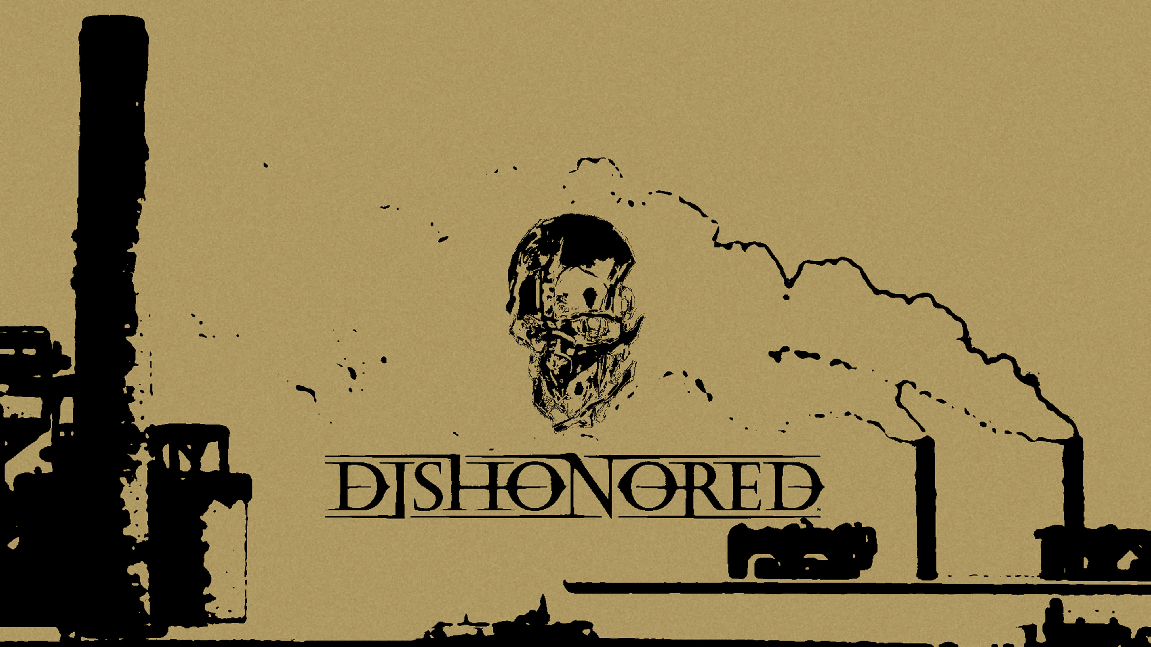 Estética marrón de Dishonored en 4K Fondos de pantalla
