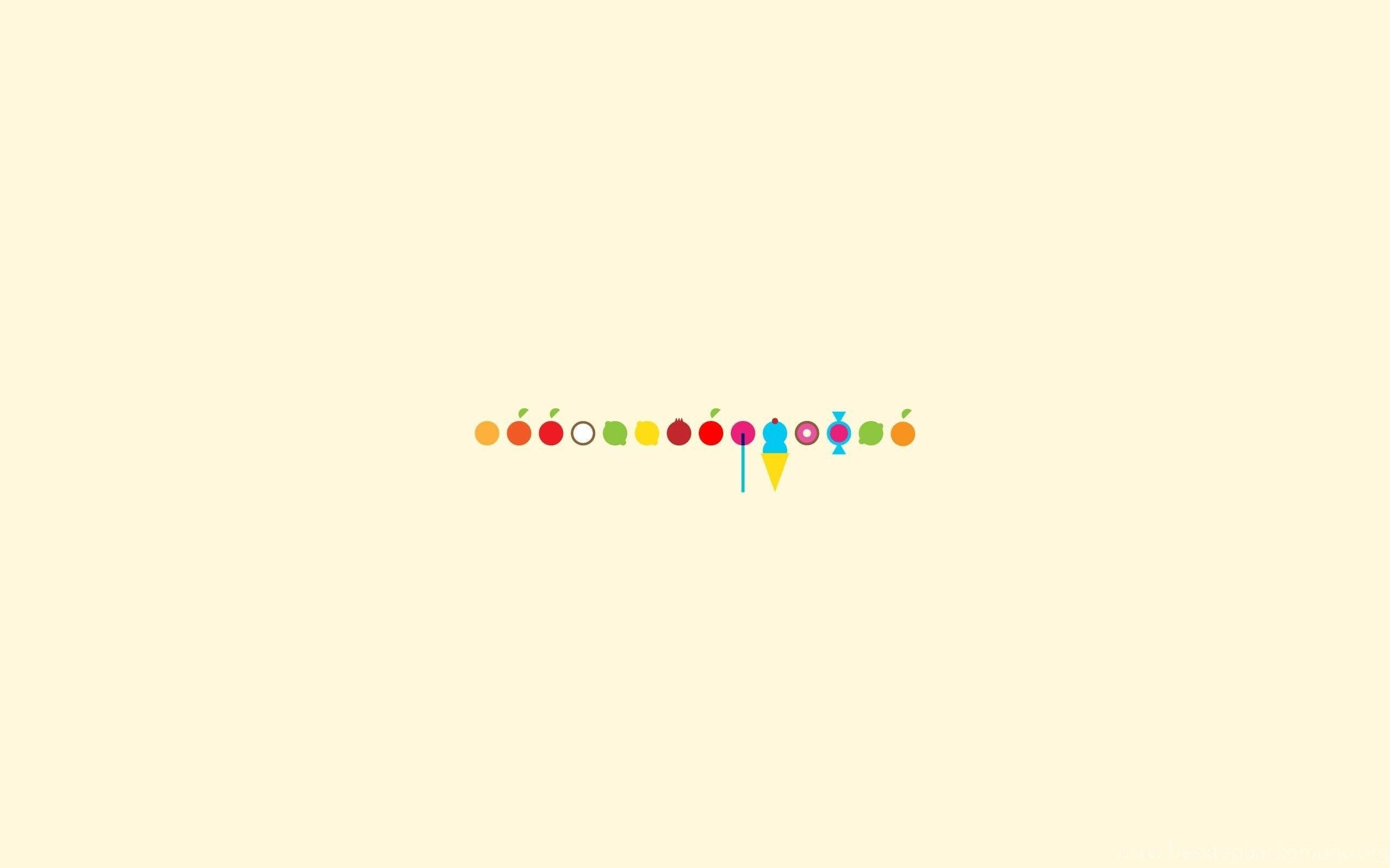 Estética Minimalista de Comida en Amarillo Pastel Fondos de pantalla