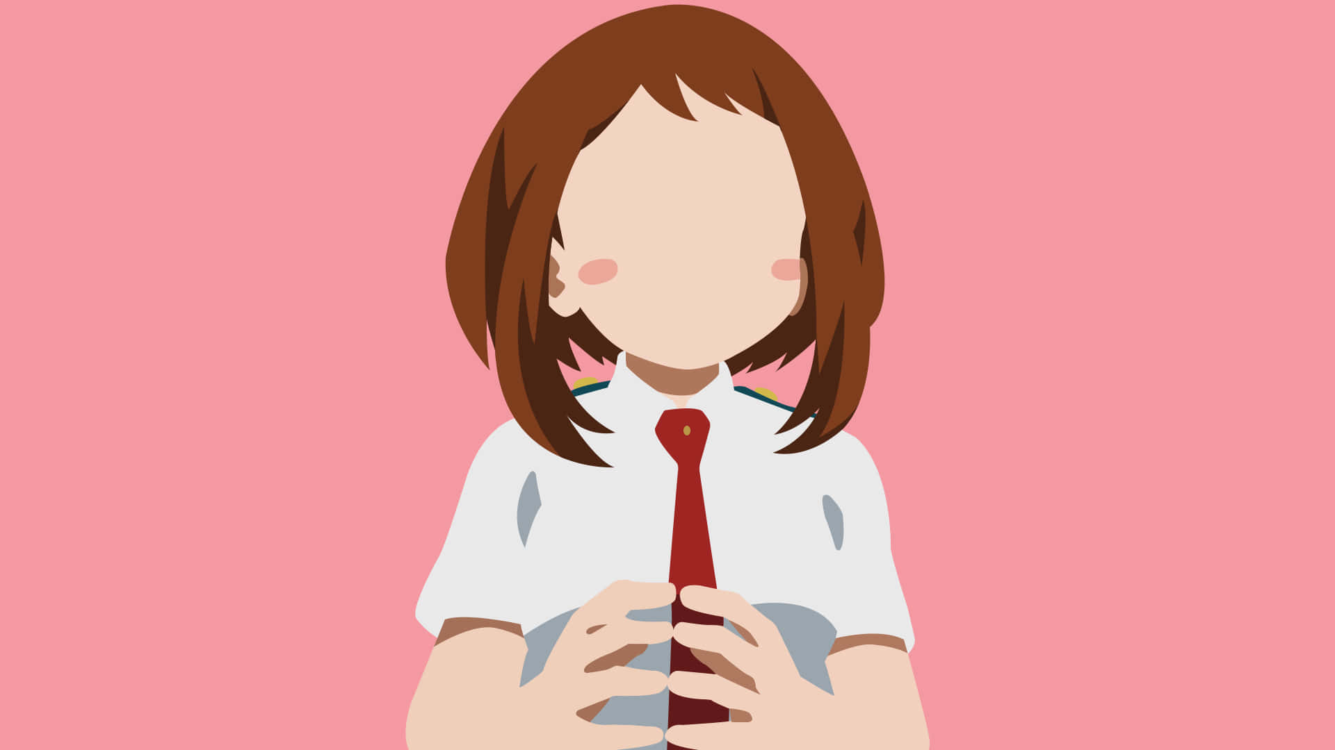 Estética minimalista de Uraraka Fondos de pantalla