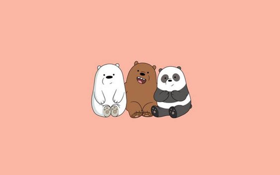 Estética minimalista de We Bear Bears Fondos de pantalla