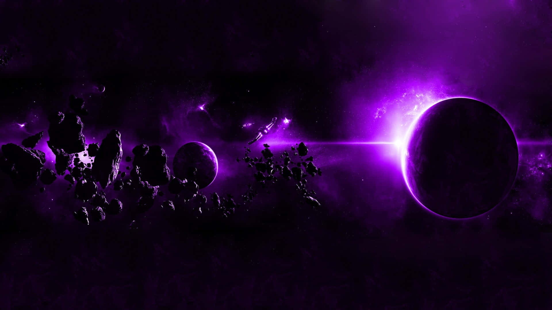 Estética morada oscura y misteriosa Fondos de pantalla
