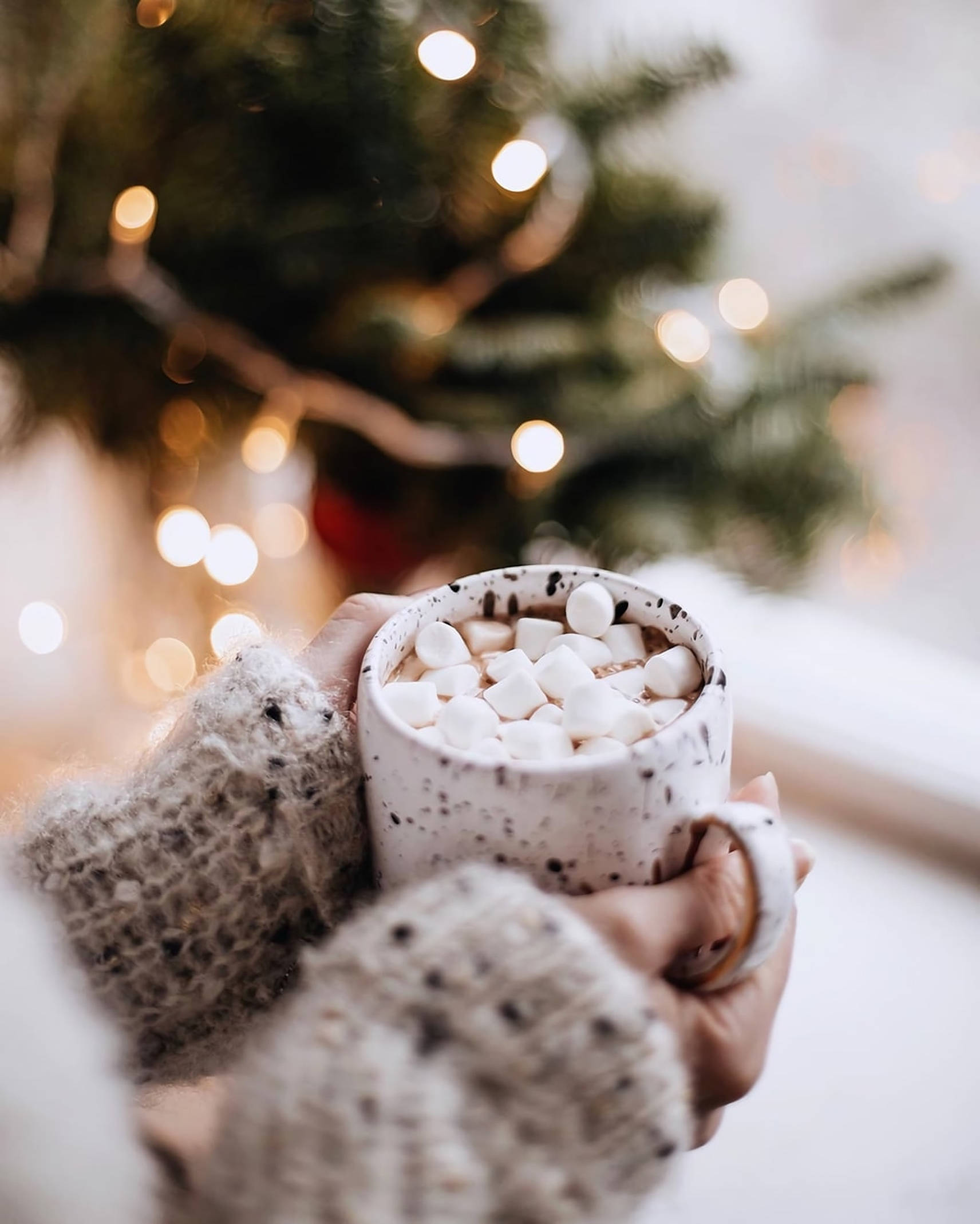 Estética Navideña Acogedora Choco Mallows Fondos de pantalla