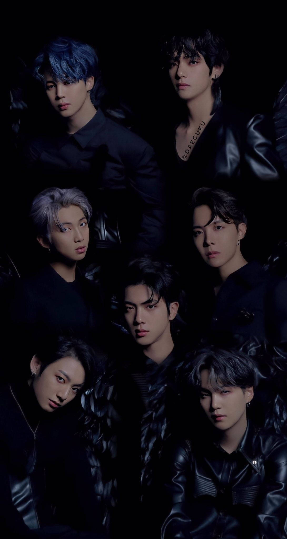 Estética Negra de BTS Black Swan Fondos de pantalla