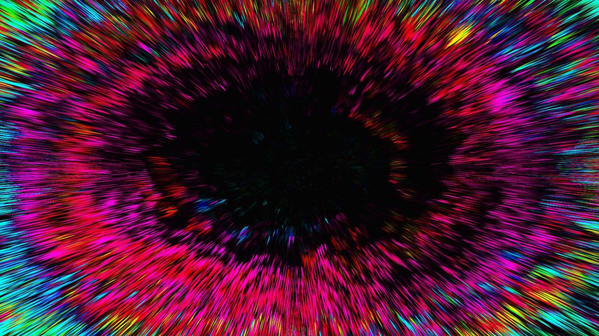 Estética Oscura Psicodélica de Velocidad de Luz Fondos de pantalla