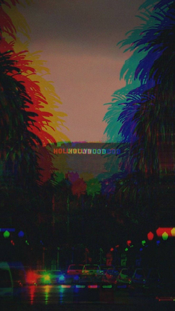 Estética Psicodélica de Hollywood Fondos de pantalla