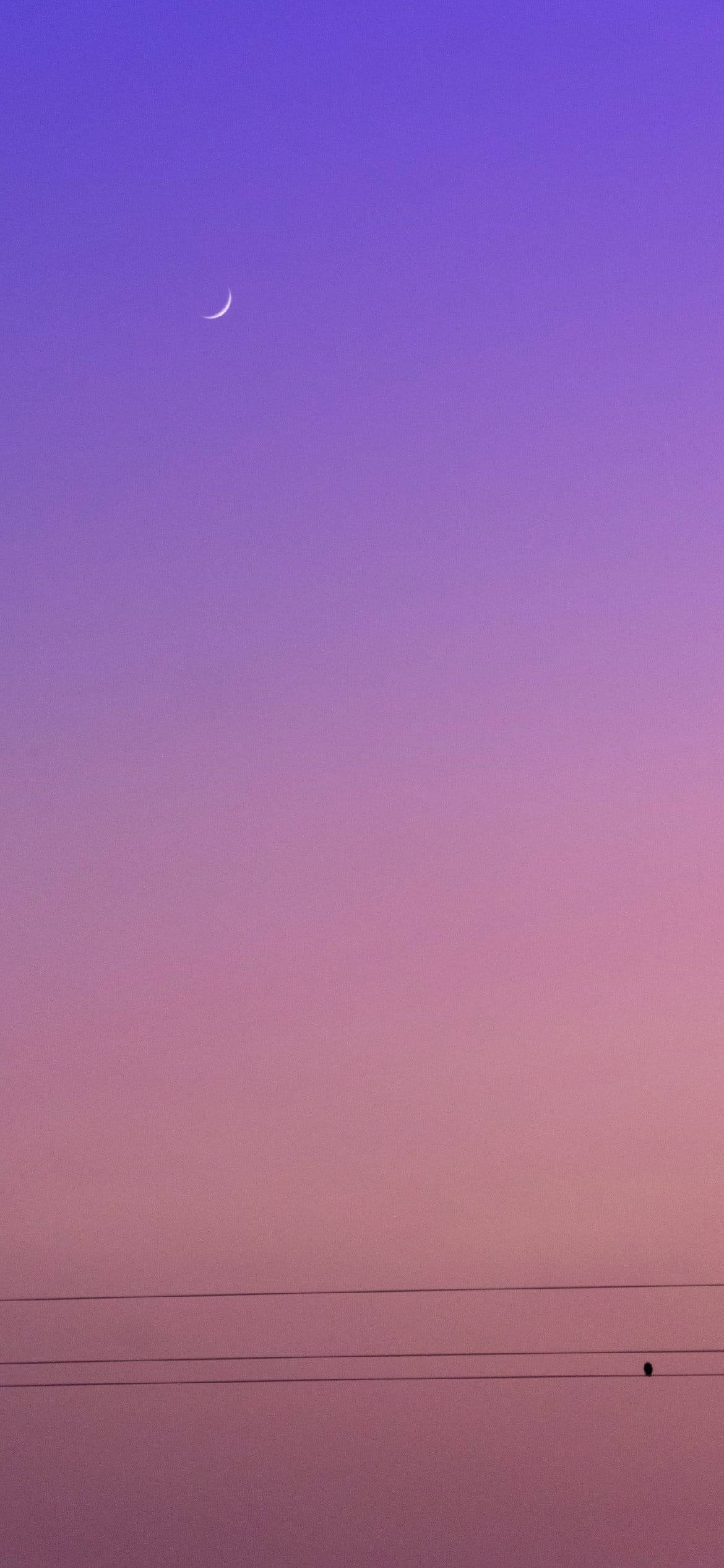 Estética Púrpura Teléfono Cielo Púrpura Y Rosa Fondos de pantalla