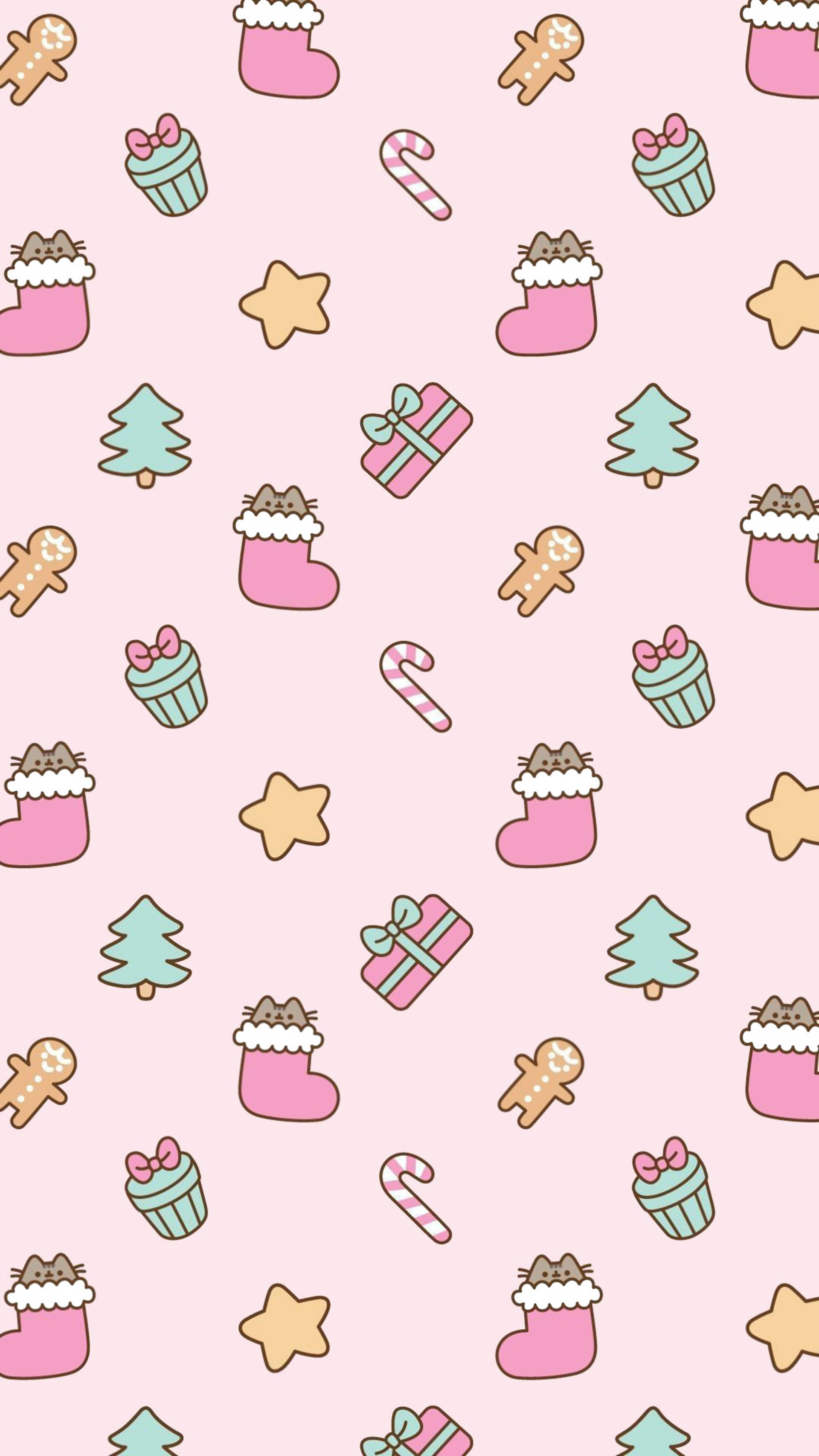 Estética Rosa de Navidad Linda Fondos de pantalla