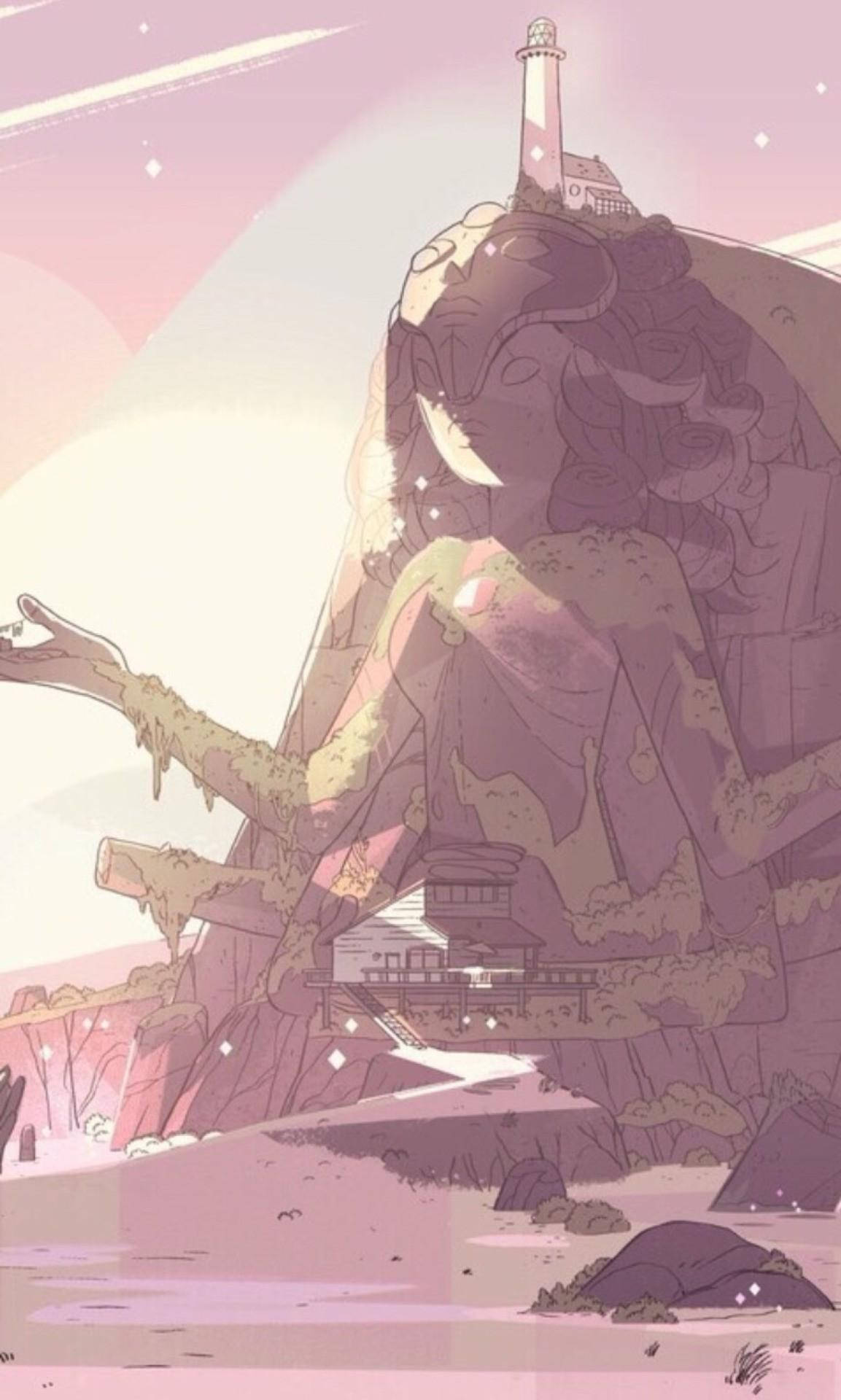 Estética Rosa de Steven Universe para iPhone Fondos de pantalla