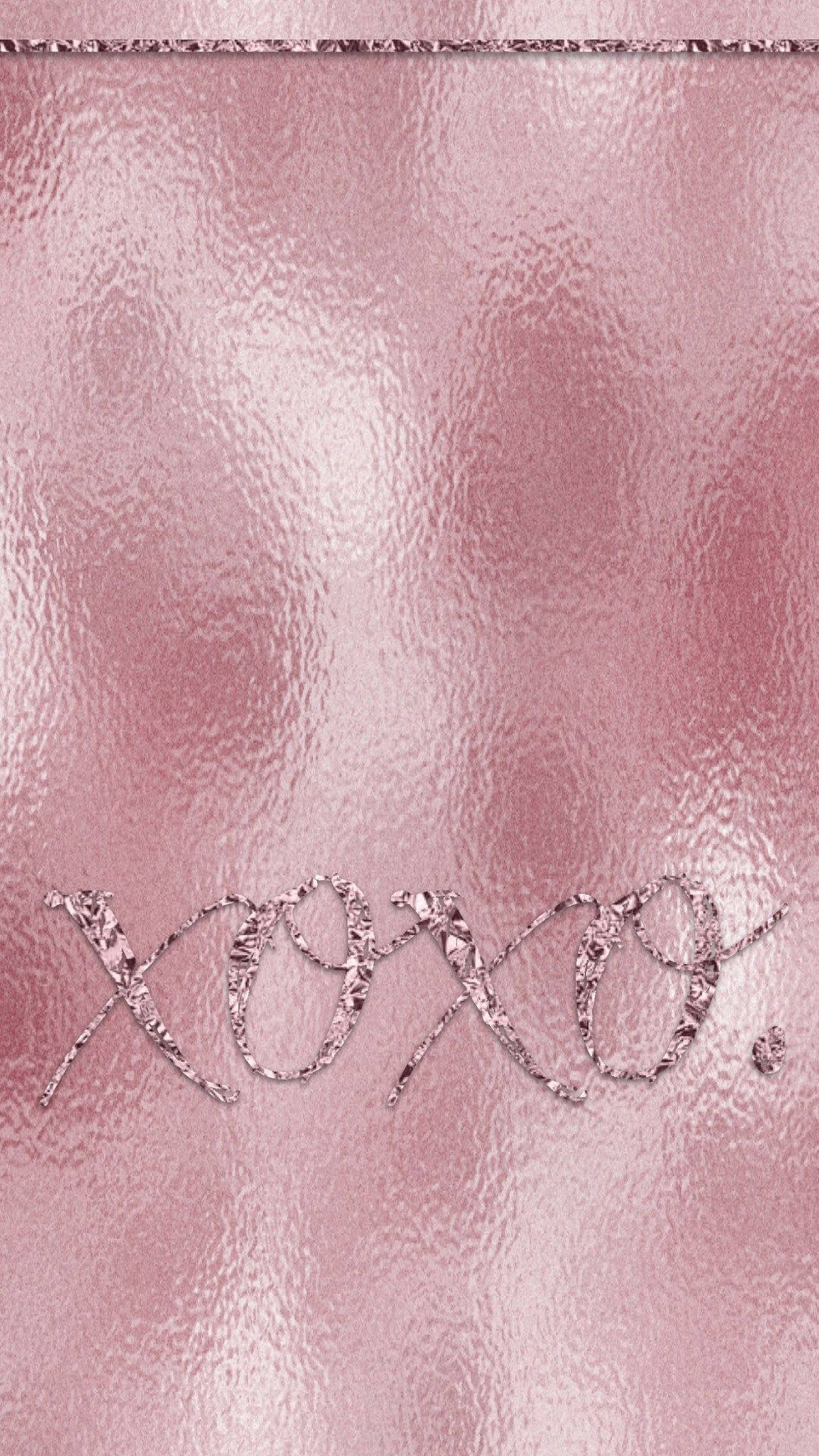 Estética Rosa Dorado XOXO Fondos de pantalla
