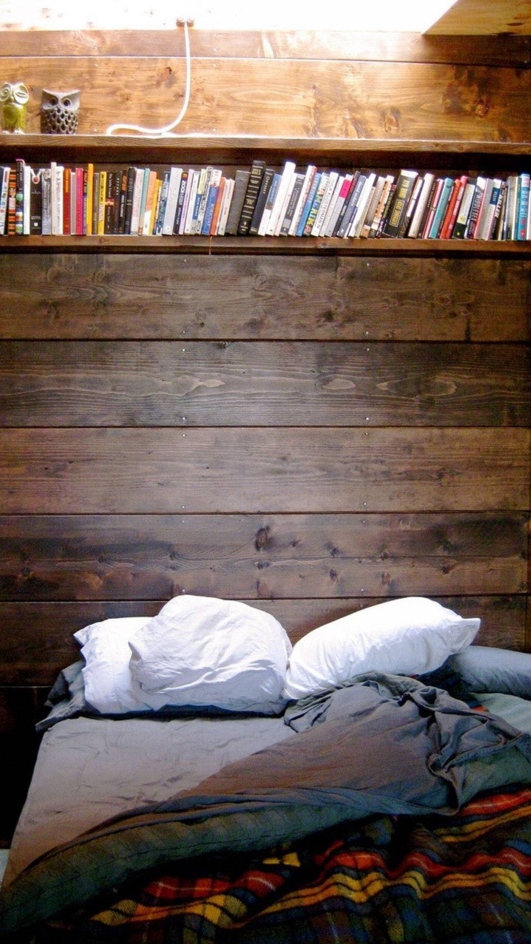 Estética Rústica de Libros Fondos de pantalla
