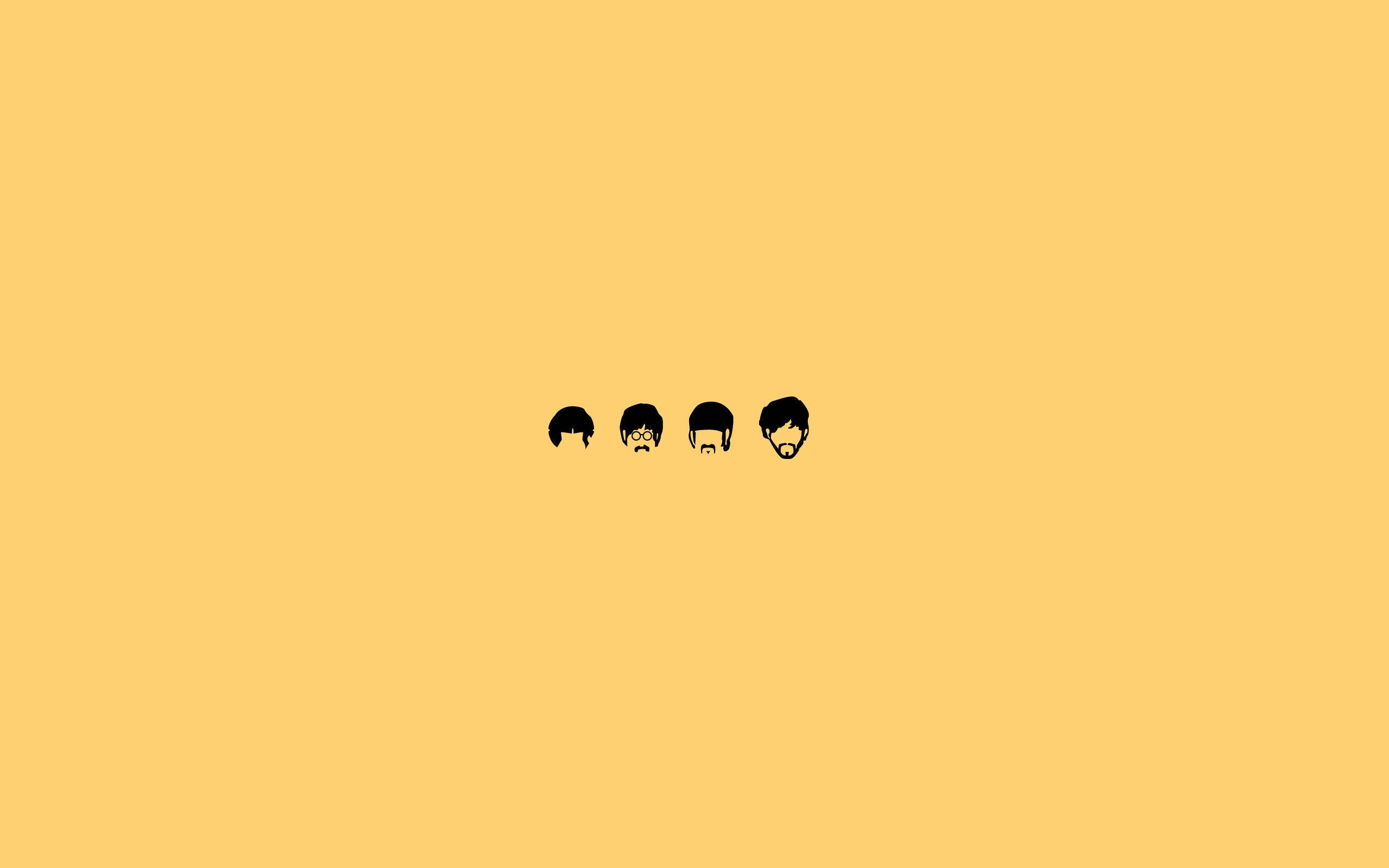 Estética Simple de The Beatles Fondos de pantalla