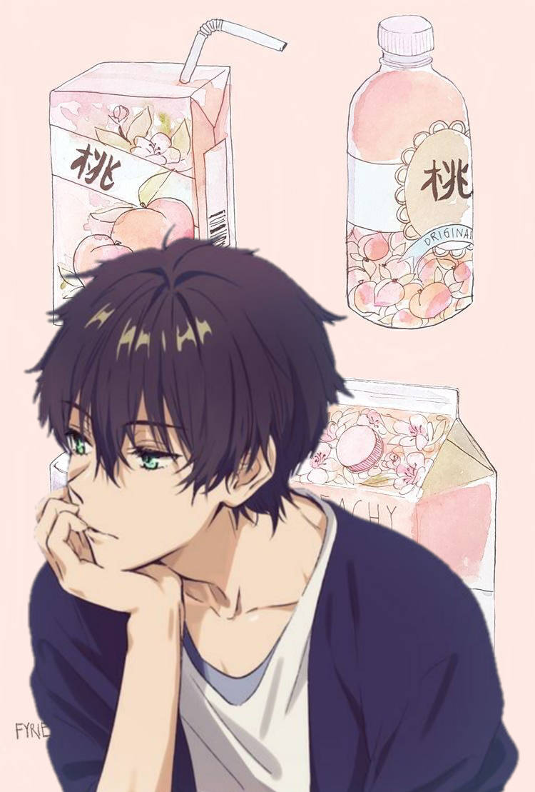 Estética Triste de Anime: Hōtarō Oreki Fondos de pantalla