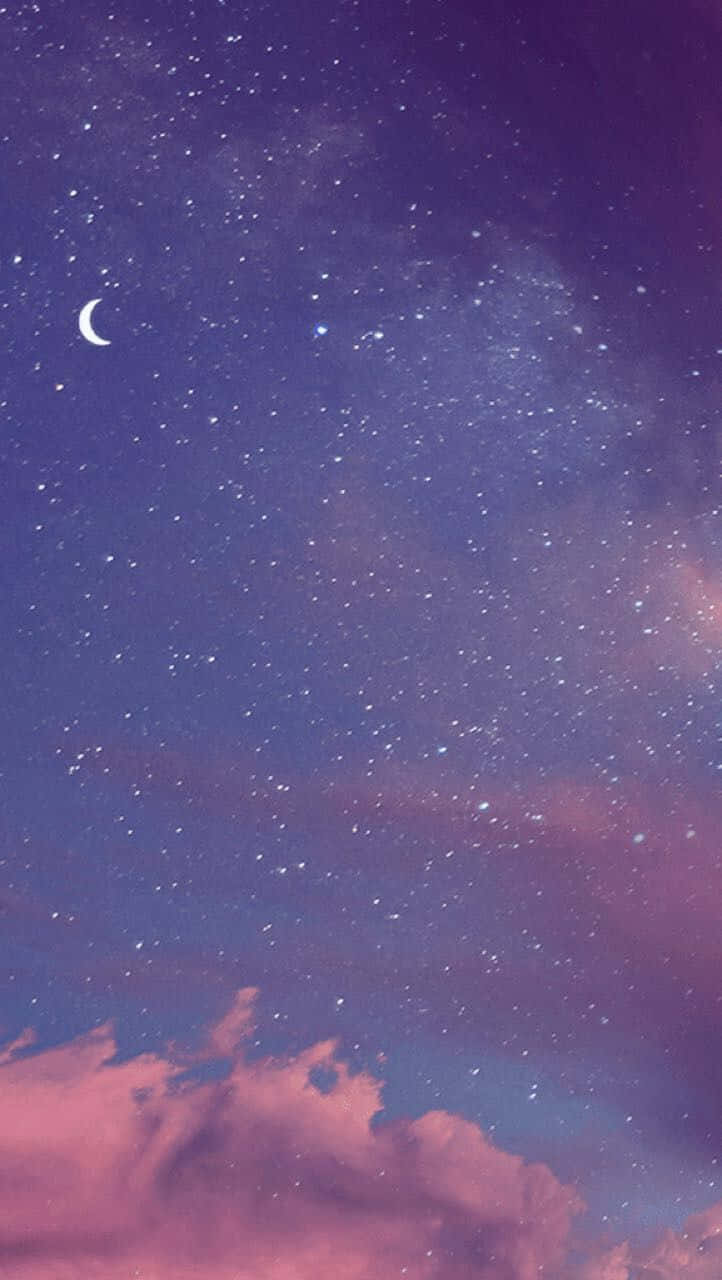 Estética Tumblr de Estrellas Púrpura Fondos de pantalla